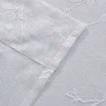 1 tấm rèm voan ren kiểu Pháp cổ điển mộng mơ, lãng mạn cho phòng khách và phòng ngủ, rủ đẹp, thích hợp cho phòng khách, phòng ngủ, ban công, trang trí cửa hàng. - trắng - Xem 5