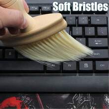 键盘清洁刷 防静电木质笔记本电脑键盘清洁器 窄区域除尘工具 - 1pc - 查看 4