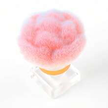 1 Pc Women Pink Soft Bristle Nail Dust Brush, Rose Shape Gentle Nail Dust Powder Remover, Manicure Cleaning Tool For Acrylic Nails, Home & Salon Use - 彩色 - 查看 10