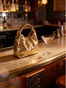 Nueva llegada Bolso de mano con lentejuelas | Bolso de viaje de gran capacidad de diseño exclusivo, bolso de hombro elegante para fiestas y clubes - Multicolor - Ver 1