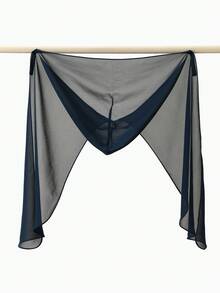 1pc Women's Chiffon Headscarf With Magnetic Clasp, All-In-One Premium Chiffon Hood, Lightweight & Breathable, Suitable For All Seasons - Multicolor - View 6