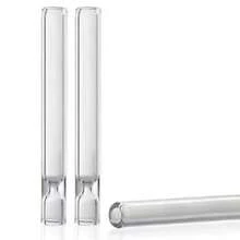 1 ống thủy tinh borosilicate cao 12cm, phụ kiện phễu và que nối, làm thủ công, có thể tái sử dụng. - Nhiều màu - Xem 13