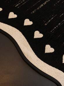 1pc Chenille Sofa Cushion, Non-Slip, Dust-Proof, Suitable For All Seasons - Black - View 4