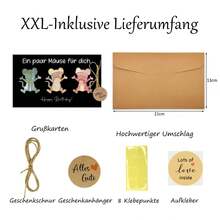 趣味生日贺卡礼金包装，生日礼金附赠信封，原创生日礼金贺卡 - Birthday Card - 查看 6