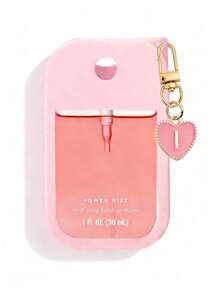 1 Set 1oz (30ml) No-Rinse Hand Sanitizer Spray Bottle Protective Case, 26 Designs Heart & Letter Pattern Silicone Anti-Drop Anti-Collision Protective Cover With Keychain, Suitable For Travel, Outdoor, Gift Use, Applicable For Halloween, Christmas - View 13