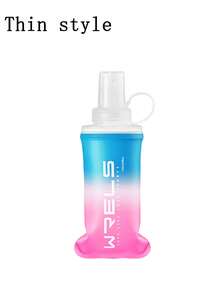 WRELS 1/2件漸層時尚便攜可折疊輕量軟水瓶，150/250ml/500ml可選，適合跑步、徒步與騎行 - 彩色 - 查看 21