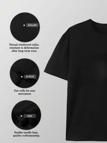 Cool Mi - Fitment BC Racing Skeleton Shock Absorber Graphic T-Shirt, Automotive Mechanic Style Suspension Print, Edgy Stance Culture Streetwear Design, Perfect For Car Enthusiasts, Tuning Fans & Casual Wear, Men's 100% Cotton T-Shirt, Comfortable Crew Neck Short Sleeves, Essential For Men's, Can Be Used As A Gift - 黑色 - 查看 7