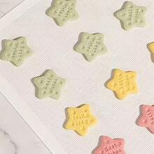 2 piezas de Esterilla de Horneado Transpirable Hecha de Silicona, Ideal para Masa Hojaldre y Malla Antiadherente para Hornear - Ver 7