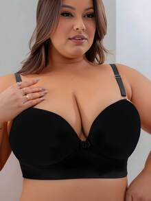 KIT 2 SUTIÃS PLUS SIZE REFORÇADO Bojo: Sustentação, Estilo e Bem-Estar Lingerie Sutien Peça Íntima Sutiã - KIT 2 Pçs PLUS SIZE (Multicolorido) - Visão 3