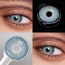 6 Pairs Of Colorful Contact Lens Cases, Offering A Variety Of Color Options. Comes With Contact Lens Cases And Wearing Tools, Suitable For Year-Round Use, And Can Be Used For Eye Makeup, Cosplay, Festive Event Dressing, Halloween Costumes, Cosplay, And More. - YF02 - Xem 2