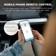 符合欧盟标准的 40A ZigBee 智能热水器开关 – 8000W 大功率，兼容 Alexa/Smart Life/Tuya，支持 APP 远程和语音控制，具备定时和倒计时功能，钢化玻璃面板，超薄 9mm 设计，背光开关，支持群组控制和共享，需搭配网关使用。 - 彩色 - 查看 5