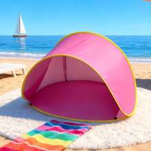 Sunshade Beach Tent, Portable Quick Setup Sunshade Tent, Suitable For Hiking- High Quality, Sunshade Umbrella, Hiking Shelter, Pop-Up Tent, Lightweight Tent, High-Quality Tent, Outdoor Sunshade Canopy, Family Outing BWJP - blue - 查看 7