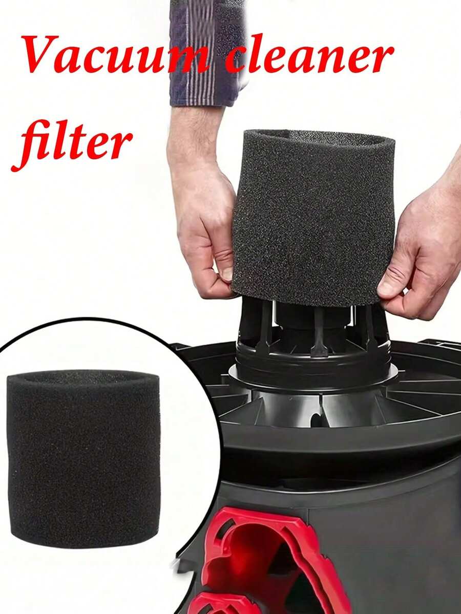 Foam Sleeve Filter Replacement Parts, Vacuum Cleaners Foam Filter Replacement, Foam Replacement Filter For Wet Vacuum Cleaners Compatible With Shop-Vac, Vacmaster & Genie Shop Vacuum Cleaners - Multicolor - View 1
