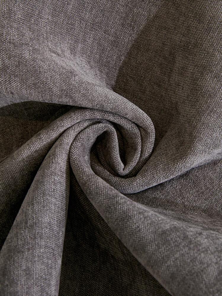1PC Solid Chenille Pet-Resistant Sofa Cushion, Four-Season Universal Non-Slip Mat, Suitable For Home Living Room, Bedroom, Study Sofa Furniture Protector Cover, Machine Washable, Premium Look. - Dark Grey - View 10