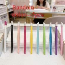 5/10pcs Set Embossed Silicone Massage Stick & Nail Care Dual-Use Mini Curved Nail Clippers, Portable Nail Rhinestone & Pearl Tweezers - Multicolor - View 12