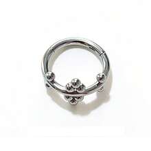 1 chiếc khuyên mũi bằng thép không gỉ 316L, kiểu dáng châu Âu và Mỹ, dạng hạt hàn, trang sức dạng xoắn, khuyên tai vòng kín, khuyên xỏ mũi. - khuyên mũi hình quả cầu hàn - Xem 7