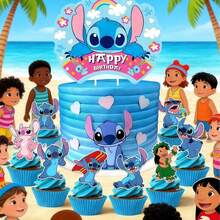Hasbro 25pcs Rainbow Color Stitch Cake Decorations, Cake DIY Decor, Birthday Party Cake Decorations - View 6
