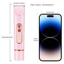 1pc Electric Bikini Trimmer 2-In-1 Shaver & Epilator, Women Hair Removal Device - View 2