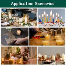 Bộ dụng cụ tự làm nến, bao gồm nồi nấu sáp, bấc nến, nhãn dán bấc, dụng cụ định tâm bấc, thích hợp để làm nến thơm và các sản phẩm thủ công mỹ nghệ bằng sáp. - Thay thế bộ phận bấc nến - Xem 7