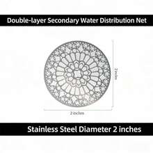51mm/58mm Filtro de ducha de café de doble capa de acero inoxidable con martillo magnético, filtro de ducha de café de absorción magnética - Plateado - Ver 8