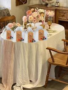 30个/15个/3个“我爱妈妈”钥匙扣礼盒套装 - 包括5个/1个钥匙扣、5张/1张“谢谢”卡片和5个/1个缎面袋。此套装包含“妈妈”字母钥匙扣，非常适合家庭聚会、母亲生日派对、母亲节礼物和宾客回礼。 - 均碼 - 查看 6