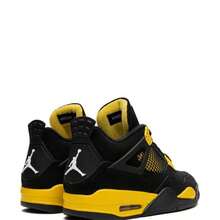 Nike Air Jordan 4 Retro Sneakers - Authentic Iconic Basketball Shoes | Viral 2026 Men's High-End Retro Streetwear | Premium Leather & Mesh Performance Trainers | Classic Air Cushioning & Support Wings | Legendary Designer Athletic Footwear - Thunder (2023) - 查看 3