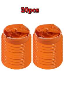 5-20 piezas/Set Bolsas de viaje a prueba de fugas para vómitos, aptas para uso prematuro y en el automóvil - Transpirables, portátiles, a prueba de olores, aptas para adultos y mujeres embarazadas, color marrón claro con patrones florales y de mariposas, esencial de viaje | Bolsas con patrón floral | Tela duradera - Multicolor - Ver 25