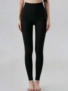 Women's High Waist Seamless Leggings, Buttery Soft Stretchy Slimming 9-Pants For Yoga & Daily Wear - Multicolor - View 4