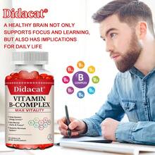 Vitamin B Complex Supplement - 120 Capsules - Added Biotin - Supports Brain And Nervous System Health And Maintains Energy Levels. Suitable For Both Men And Women. - 1瓶 - 查看 7