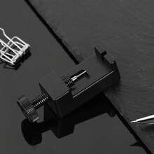 1 Set Watch Link Removal Tool Kit, Stainless Steel Band Chain Pin Remover For Smartwatch Bracelet Strap Adjustment & Repair, Professional Watchmaker Repair Tools With Drill Replacement Tips & Slit Accessories, Universal Watch Band Link Adjust Tool For Men Women, Home DIY Maintenance - Black - View 6