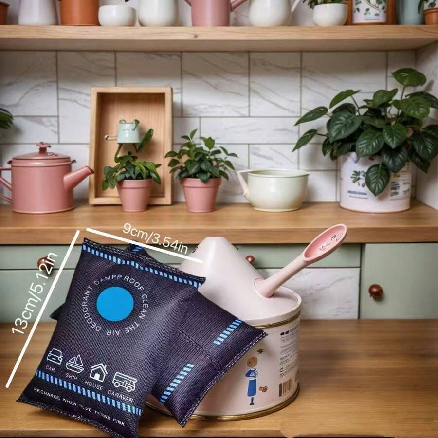 1个/2个/3个装全新家用除湿袋，适用于车辆、房车、轿车、卡车和船只，防止潮湿、潮气和冷凝。 - 查看 1