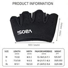 1 đôi găng tay thể thao 4 ngón nhẹ, unisex, thích hợp cho tập luyện ngoài trời và trong nhà, găng tay thể thao ngoài trời dành cho nam giới, mẫu mới Xuân/Hè 2026, chống trượt và chống chai sạn, bảo vệ lòng bàn tay khi chơi thể thao. - Nhiều màu - Xem 3
