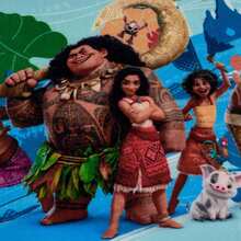 Disney Cobertor Frazada Moana Primavera - Celeste - Ver 4