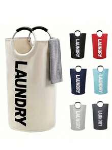 1 giỏ đựng quần áo bẩn lớn màu đen 92L, túi đựng quần áo bẩn có thể gấp gọn, giỏ đựng quần áo cao đứng độc lập, thùng giặt gấp gọn, giỏ đựng đồ giặt, giỏ giặt, dụng cụ sắp xếp phòng tắm, giỏ, giỏ đựng đồ, giỏ đựng quần áo bẩn có thể gấp gọn - Nhiều màu - Xem 8