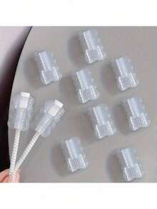 5个ABS树脂电缆护套：保护您的电缆免受破损和脱落。 - 透明 - 查看 8