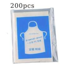 Tạp dề nhà bếp dùng một lần 65x95cm - Chống thấm nước và dầu mỡ, thích hợp cho việc chuẩn bị thực phẩm, nướng thịt hoặc vẽ tranh, thiết kế dùng một lần tiện lợi. - A - Xem 8