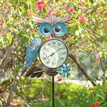 KIDD Outdoor Thermeter 42 Inch Metal  Garden Stake Ouide  Thermeter For Pa Yard And Garden - Cọc cú - Xem 4