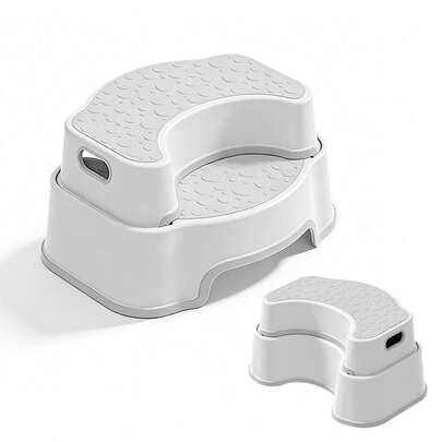  UBRAVOO Toilet Stool For Adults, Non Slip Bathroom Step S
