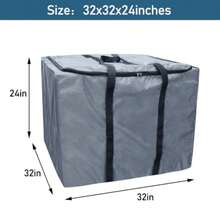 Patio Cushion Storage Bags - Gris - View 2