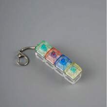 1 Set Keyboard Stress Relief Toy, Interesting Keychain Gift Suitable For Friends, Perfect Novelty Gift For Christmas And Halloween - Multicolor - View 7