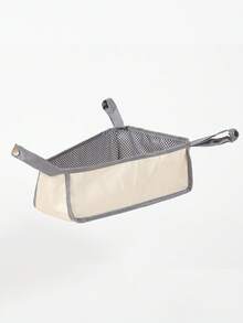 1pc Baby Stroller Bottom Frame Storage Basket, Waterproof Infant Carriage Undercarriage Organizer Bag With Adjustable Buckle - Multicolor - View 12