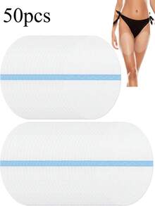 50 piezas de pegatinas para levantar los muslos, pegatinas transparentes e invisibles para el cuello para mujeres. Pegatinas ovaladas transparentes para levantar la piel de los muslos internos. Adecuado para la playa, la piscina y correr para evitar la fricción. - transparente - Ver 9