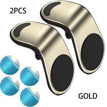 Universal L-Shaped Magnetic Phone Holder - Strong Adsorption, Adjustable Angle, Air Vent Mount, Compact Design - Car Phone Holder, And Stable L-Shaped Magnetic Car Phone Holder - Air Vent Mount Holder, Universal Adsorption - Enjoy Hands-Free Driving Convenience, Creative Magnetic L-Shaped Air Vent Car Phone Holder, Aluminum Alloy Material, Multiple Colors Available, Suitable For All Car Models Air Vents And Smartphones - Multicolor - View 13