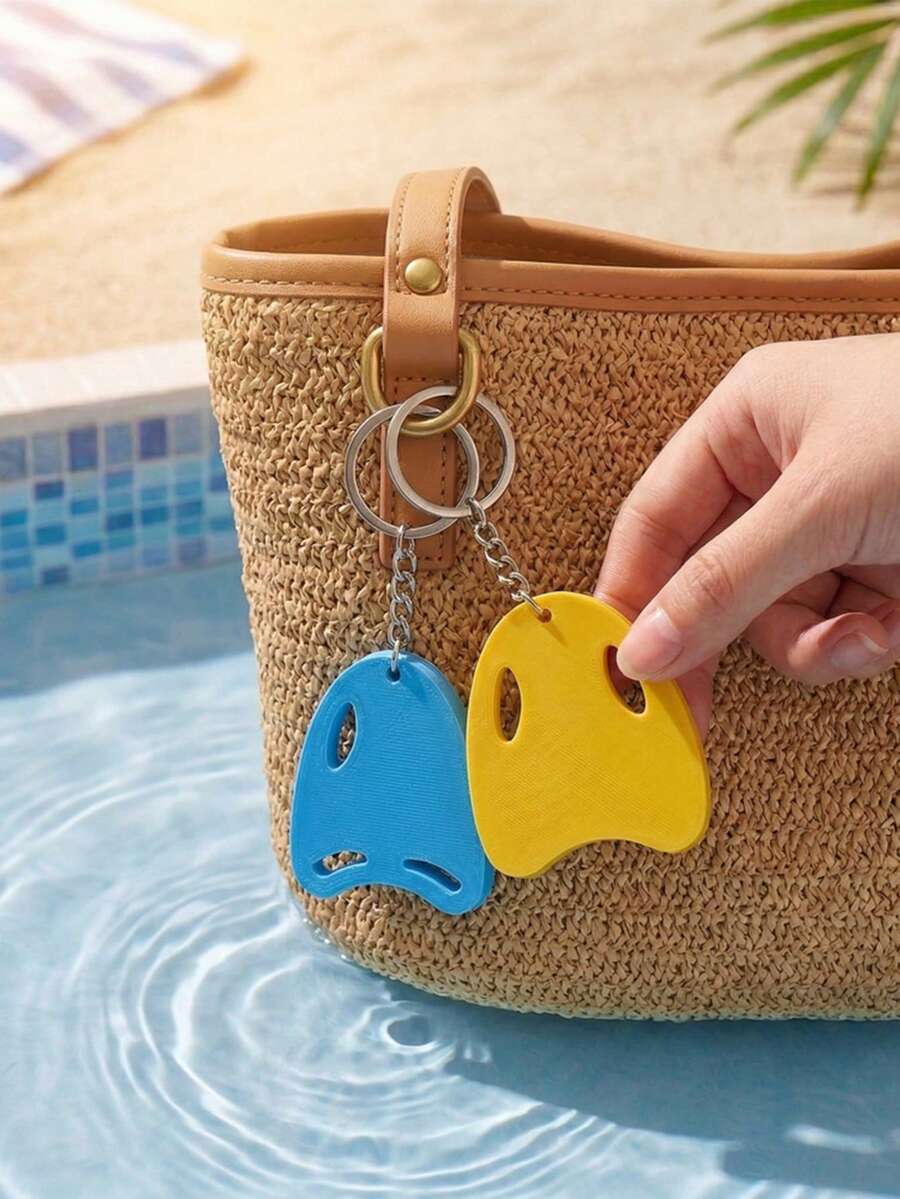Creative Swimming Board Keychain, Summer Swimming Sports Car Pendant, Bag Charm, Small Gift For Holiday, Birthday - Multicolor - View 1