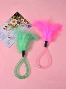 宠物羽毛逗猫棒；宠物铃铛猫玩具；宠物解闷自娱玩具；宠物用品 - 查看 4