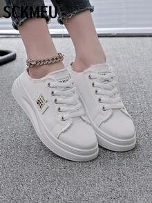 SCKMEU. Unisex Spring New Arrival Plus Size Slip-On Slippers, Lightweight Comfortable Classic Versatile - White - View 7