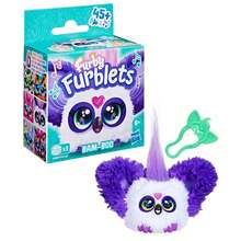 Hasbro Furby Furblets 迷你朋友，45 种以上音效和音乐，只会说 Furbish 语，电子毛绒玩具，返校礼物，适合 6 岁及以上儿童 - 彩色 - 查看 36