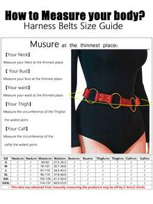 1 pieza Cinturón versátil casual de mujer con hebilla de metal y remaches, estilo vaquero occidental adecuado para uso diario y de fiesta - Rojo - Ver 6