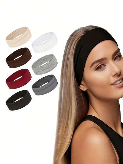 2026 New Non-Slip Yoga Headbands For Women Men,Stretchy Sweat Wicking Workout Hair Bands,Moisture Wicking Fitness Sweatbands,Elastic Sports Head Wraps For Running Cycling Gym,Perfect Gift For International Women's Day St.Patrick's Day Easter White Day