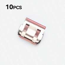 2/4/5/6/10/12/15/20/25/30/35/50个装裤腿缩短隐形固定夹，防拖裤脚，免缝隐藏式扣环腿部闭合装置，防拖地裤脚扣 - 彩色 - 查看 15